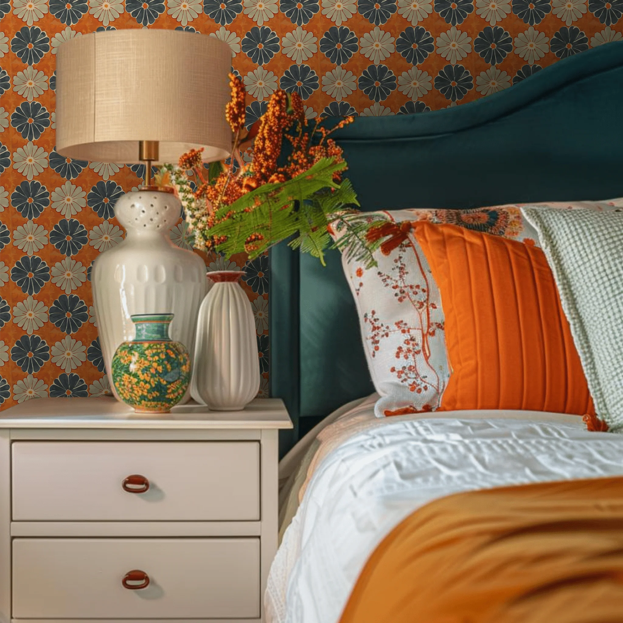 Autumn Zinnia Wallpaper - Image 3