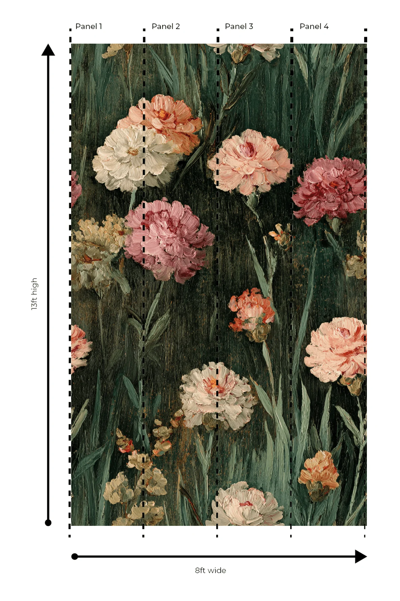 Camellia Grace - Wall Mural - Image 3