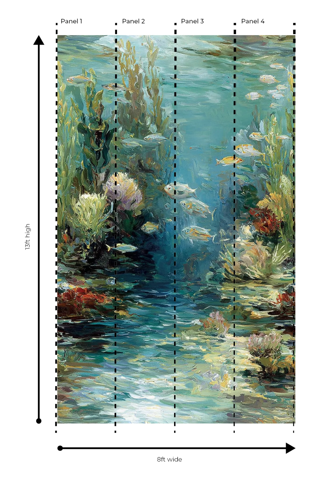 Coral Reef - Wall Mural - Image 3