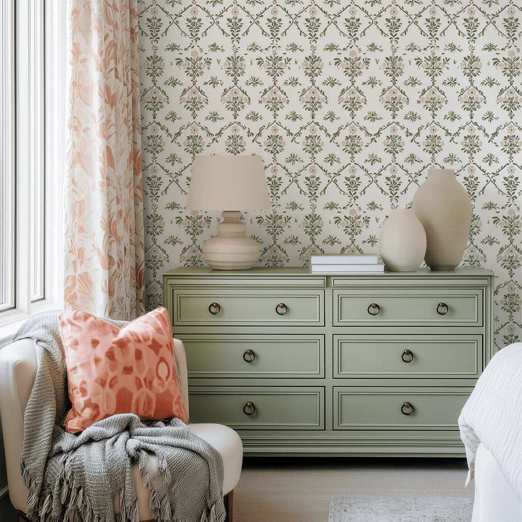 Timeless Trellis Wallpaper - Image 3